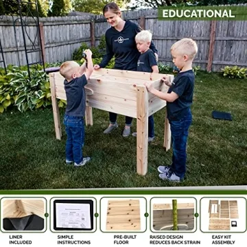 Boldly Growing Cedar Raised Planter Box – Durable Solution