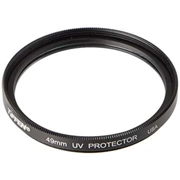 Tiffen 49UVP 49mm UV Protection Camera Lens Filter , Black
