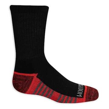 Stylish Fruit of the Loom Boys Crew Socks for Comfort