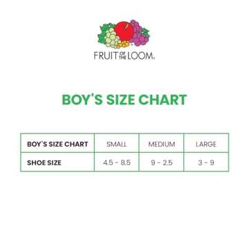 Stylish Fruit of the Loom Boys Crew Socks for Comfort