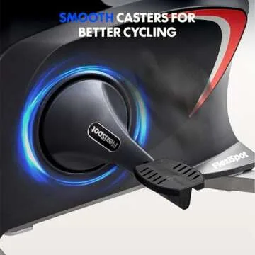 FLEXISPOT Desk Bike - Adjustable Upright Cycling Workstation