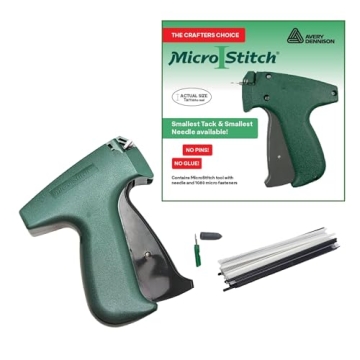 The Original MicroStitch® Micro-Fastener Kit: Your Ultimate Handheld Stitch Gun for Quick Clothing ...