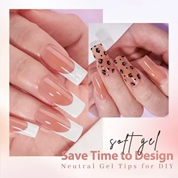 BTArtbox Soft Gel Nail Tips for Stunning Press On Nails
