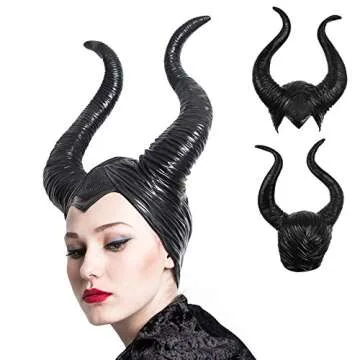 Instenira Maleficent Headpiece for Halloween Parties