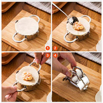 Stainless Steel Dumpling Maker for Effortless Cooking