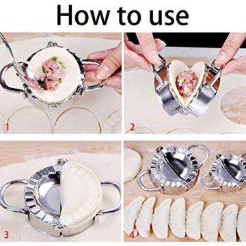 Stainless Steel Dumpling Maker for Effortless Cooking