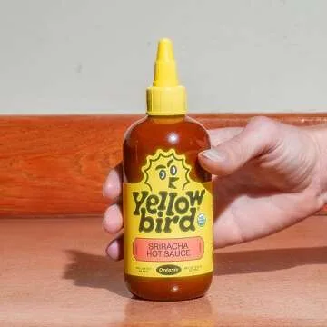 Yellowbird Organic Sriracha Hot Sauce 9.8 oz Pantry Size