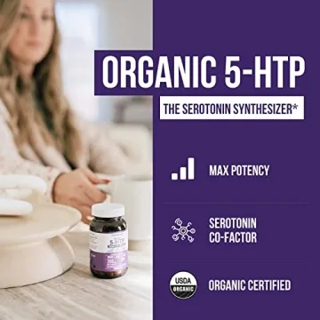 Organic 5-HTP - 200 mg | Supports Mood, Cognition & Sleep