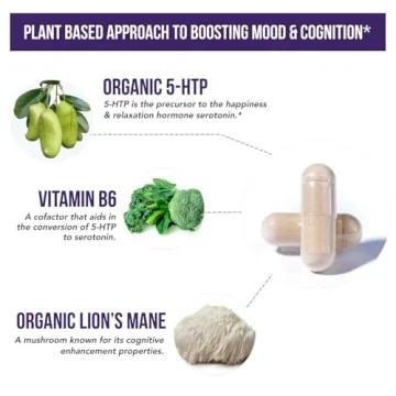 Organic 5-HTP - 200 mg | Supports Mood, Cognition & Sleep