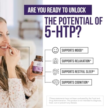 Organic 5-HTP - 200 mg | Supports Mood, Cognition & Sleep