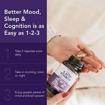 Organic 5-HTP - 200 mg | Supports Mood, Cognition & Sleep