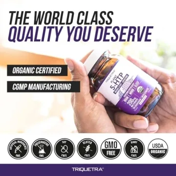 Organic 5-HTP - 200 mg | Supports Mood, Cognition & Sleep