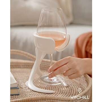 VoChill Wine Glass Chiller for Perfectly Chilled Wine