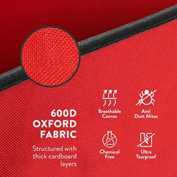 ZOBER Christmas Light Storage - Durable Light Organizer Box