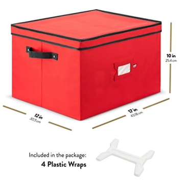 ZOBER Christmas Light Storage - Durable Light Organizer Box