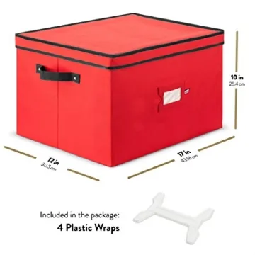 ZOBER Christmas Light Storage - Durable Light Organizer Box