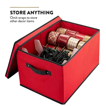 ZOBER Christmas Light Storage - Durable Light Organizer Box