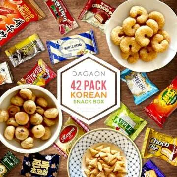 DAGAON Korean Snack Box 42 Count – Perfect for Gifts and All Occasions