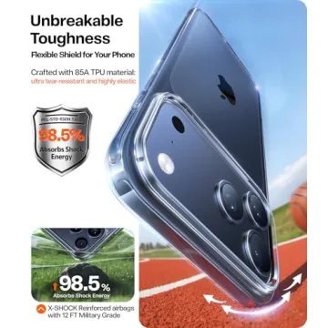 TORRAS Crystal Clear Case for iPhone 17 Pro Protection