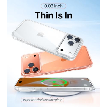 TORRAS Crystal Clear Case for iPhone 17 Pro Protection