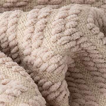 BATTILO HOME Beige Throw Blanket - Stylish & Soft for All Seasons