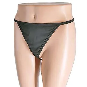 Rhinestone G-Thong with Waist Chain for Women