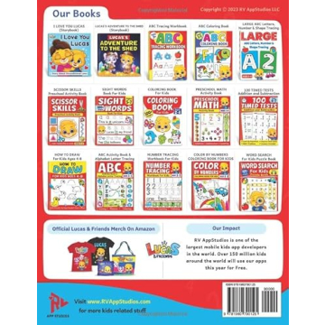 Engaging Kindergarten Math Activity Workbook for Kids