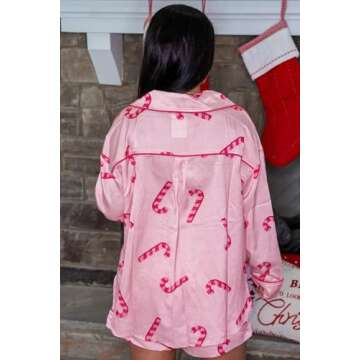 Yiulangde Women Christmas Pajamas 2 Piece Set