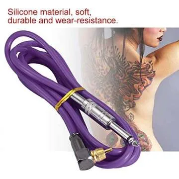 Salmue Silicone Tattoo Clip Cord for Flexible Tattooing