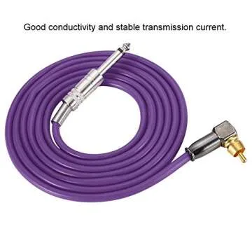 Salmue Silicone Tattoo Clip Cord for Flexible Tattooing