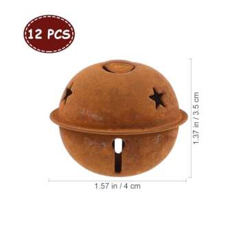 Rusty Metal Jingle Bells for Vintage Holiday Crafts