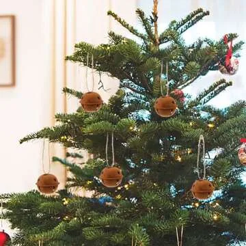 Rusty Metal Jingle Bells for Vintage Holiday Crafts