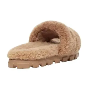 UGG Women's Cozetta Curly Slipper, Chestnut, 8