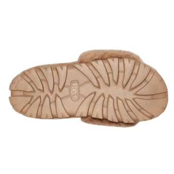 UGG Women's Cozetta Curly Slipper, Chestnut, 8