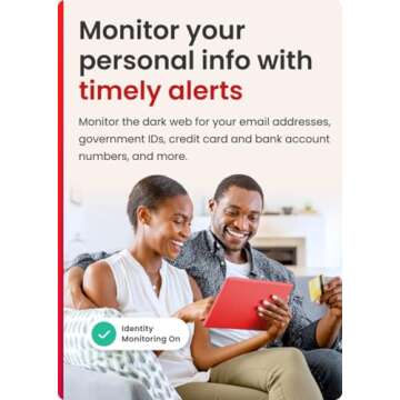 McAfee Total Protection | 5 Device | Antivirus Internet Security Software | VPN, Password Manager, Dark Web Monitoring | 1 Year Subscription | Download Code