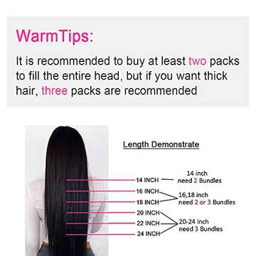 Straight Human Hair Clip in Hair Extensions for Black Women 100% Unprocessed Full Head Brazilian Vir...