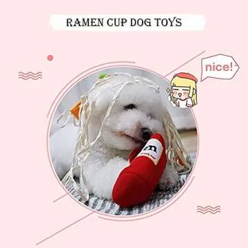 Interactive Dog Ramen Cup Toy for Boredom and Fun