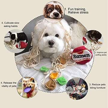 Interactive Dog Ramen Cup Toy for Boredom and Fun