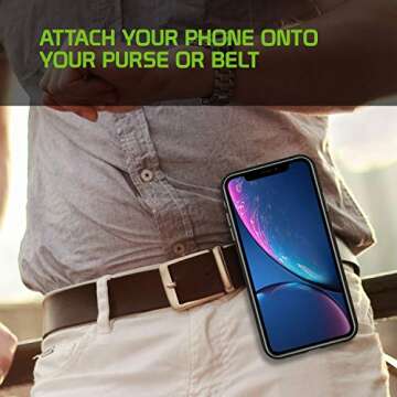 Cellet Universal Swivel Belt Clip for Car Mount, GPS Compatible for Apple iPhone 14 Pro Max Plus 13 12 11 iPad, iPods Samsung Galaxy Z Flip Z Fold Google Pixel, Moto, Walkie-Talkie, Phone