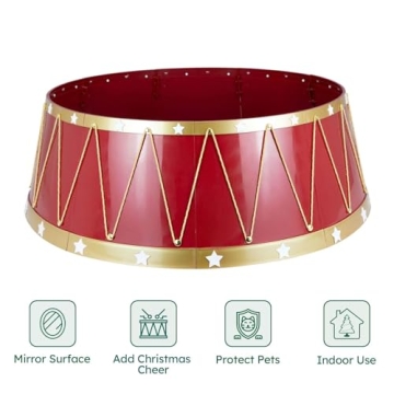 Stunning HarcoHome Christmas Tree Collar for Holidays