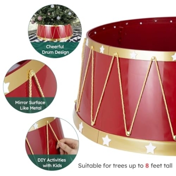 Stunning HarcoHome Christmas Tree Collar for Holidays