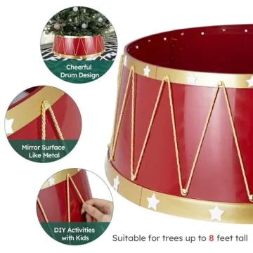 Stunning HarcoHome Christmas Tree Collar for Holidays