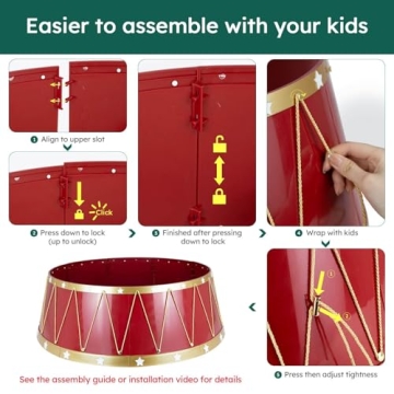 Stunning HarcoHome Christmas Tree Collar for Holidays