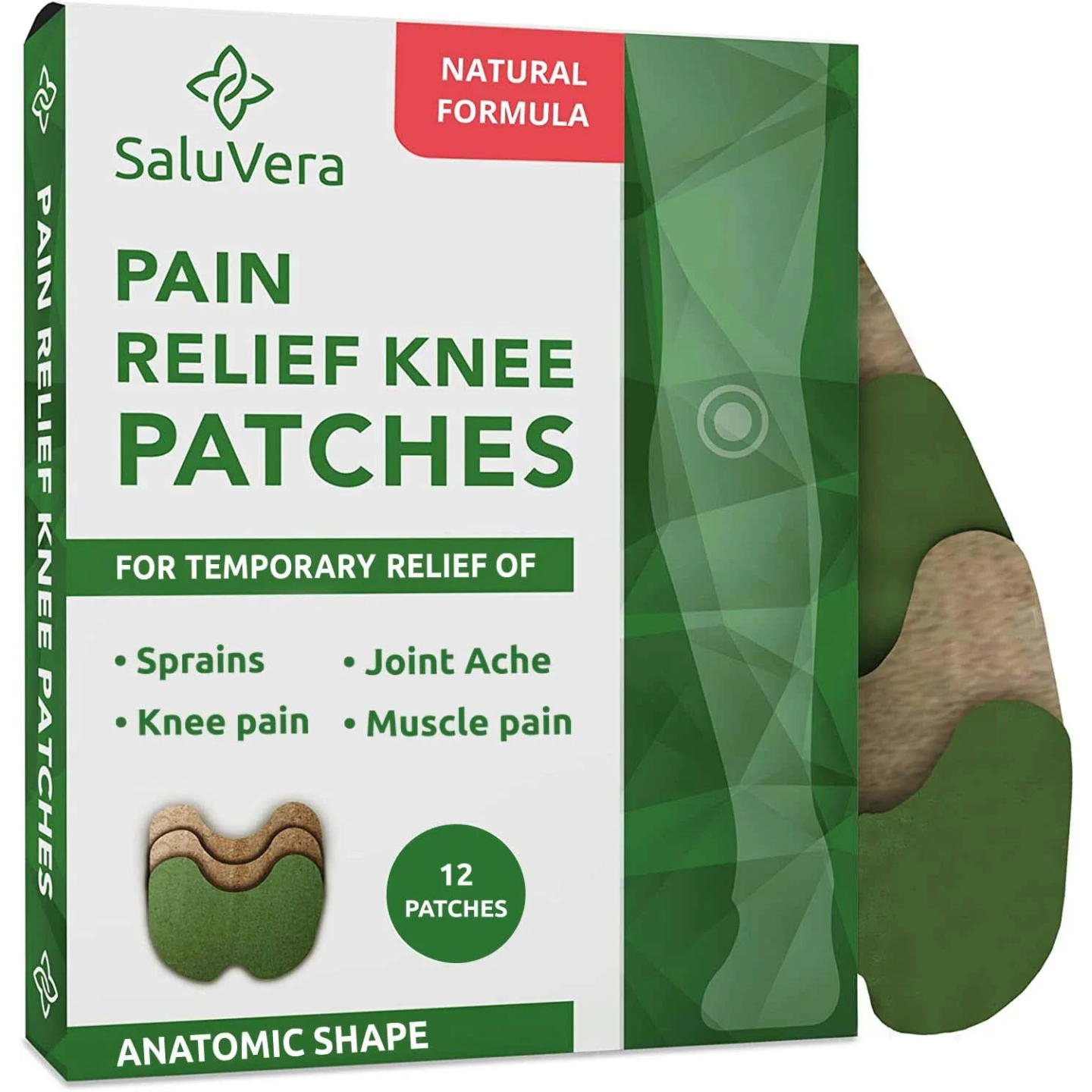 Herbal Pain Relief Patches | 12 Count for Joint Pain