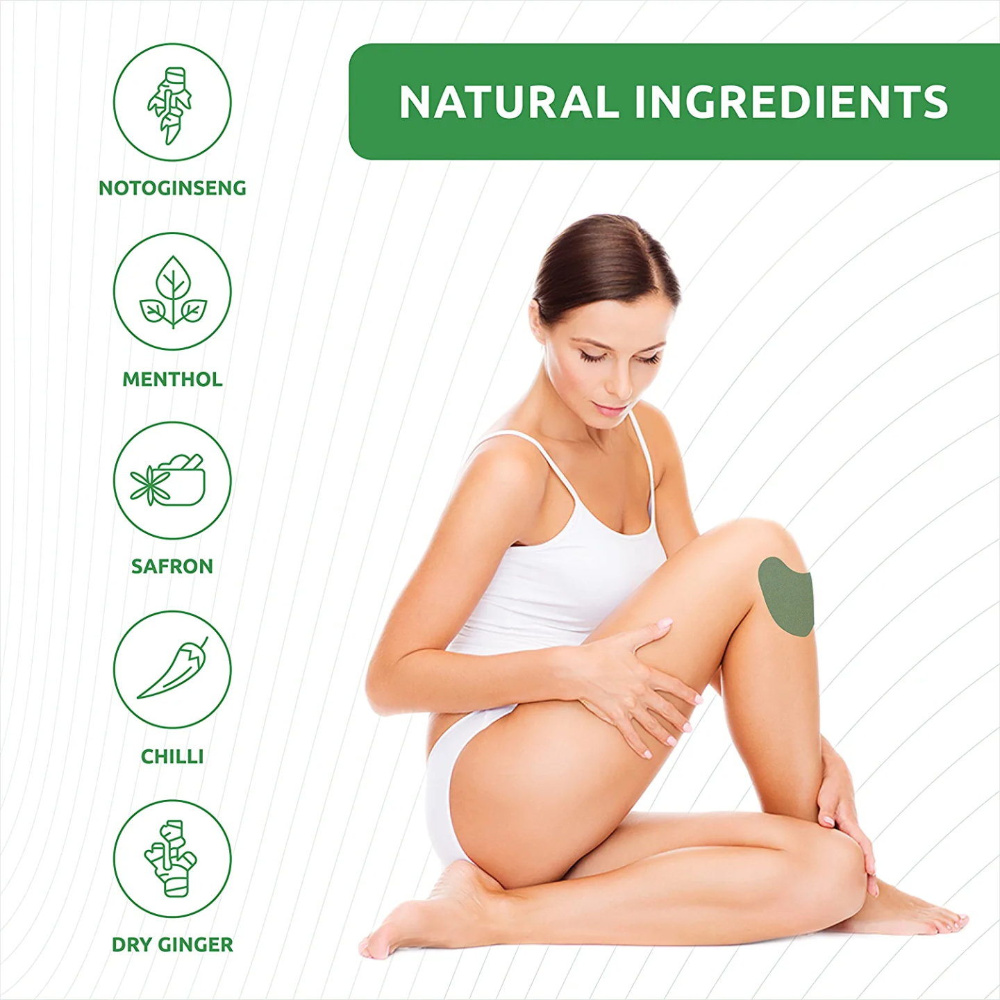 Herbal Pain Relief Patches | 12 Count for Joint Pain