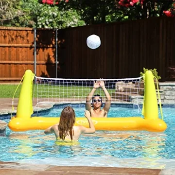 Intex Inflatable Floating Pool Volleyball Game - Fun for All Ages!