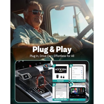 OTTOCAST Mini Wireless CarPlay/Android Auto Adapter
