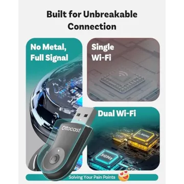 OTTOCAST Mini Wireless CarPlay/Android Auto Adapter