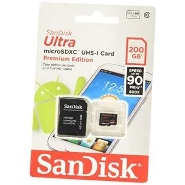 SanDisk Ultra 200GB Micro SDXC Memory Card: Speed & Durability for All