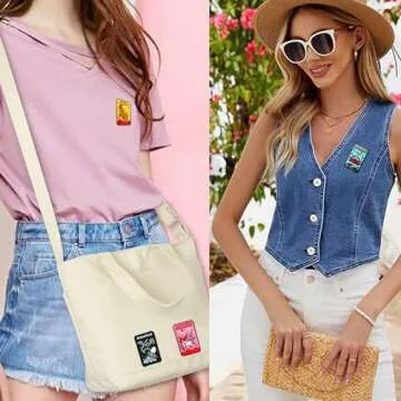 Zodiac 12 Iron Patch, Cancer Constellation Badge Emblem Embroidered Iron On Sew On Patches for DIY Bag T-Shirt Craft Clothes